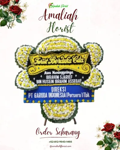 Papan Bunga Duka di Arjuna