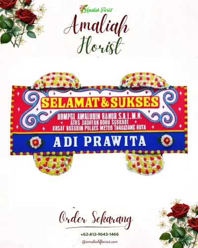 Karangan Bunga Ucapan Selamat di Arjuna